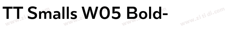 TT Smalls W05 Bold字体转换 TT Smalls W05 Bold字体转换